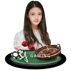WAGIPLUS live baccarat game showing dealer dealing cards on elegant casino table setup